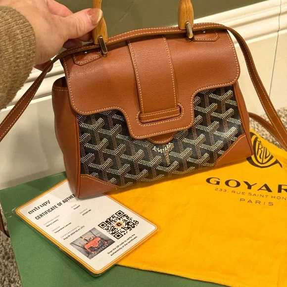 ❌sold❌GOYARD Saigon Goyardine Canvas Black in full in pristine condition - Picture 6 of 6